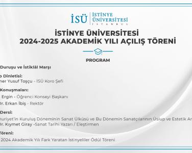 İstinye Üniversitesi 2024-2025 Akademik Yılı Açılış Töreni Gerçekleşti!