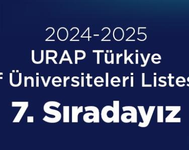 2024-2025 URAP Türkiye Vakıf Üniversiteleri Listesinde 7. Sıradayız!