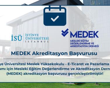 E-Ticaret ve Pazarlama (ÖÖ) Programı için MEDEK Akreditasyon Başvurusu Gerçekleştirildi!