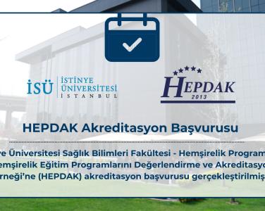 Hemşirelik Programı için HEPDAK Akreditasyon Başvurusu Gerçekleştirildi!