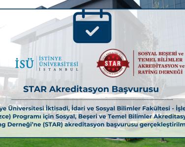 İşletme (İngilizce) Programı için STAR Akreditasyon Başvurusu Gerçekleştirildi!