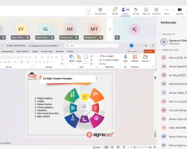 Üniversitemizde ISO 9001:2015 Kalite Yönetim Sistemi Bilgilendirme Eğitimi Gerçekleştirildi